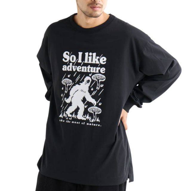 NANGA ECO HYBRID L/S TEE/UMA