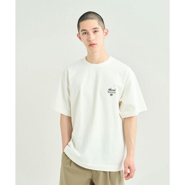 ナンガ エコハイブリッド ヴィンテージ フラワー Tシャツ NANGA ECO HYBRID VINTAGE FLOWER TEE N2610 半袖 クルーネック メンズ レディース ユニセックス リサイクルコットン キャンプ アウトドア 吸汗速乾 接触冷感 メール便