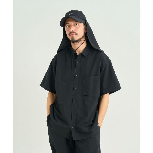 ナンガ ドットエア コンフィー ショートスリーブシャツ NANGA DotAir COMFY S/S SHIRT メンズ 半袖シャツ 吸汗速乾 軽量 通気性 ストレッチ 夏シャツ セットアップ対応 NW2411 DOTAIR R  COMFY S/S SHIRT  (260420)