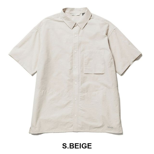 ナンガ ドットエア コンフィー ショートスリーブシャツ NANGA DotAir COMFY S/S SHIRT メンズ 半袖シャツ 吸汗速乾 軽量 通気性 ストレッチ 夏シャツ セットアップ対応 NW2411 DOTAIR R  COMFY S/S SHIRT  (260420)