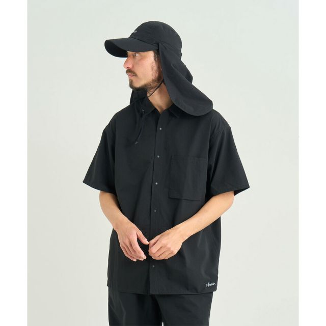 ナンガ ドットエア コンフィー ショートスリーブシャツ NANGA DotAir COMFY S/S SHIRT メンズ 半袖シャツ 吸汗速乾 軽量 通気性 ストレッチ 夏シャツ セットアップ対応 NW2411 DOTAIR R  COMFY S/S SHIRT  (260420)