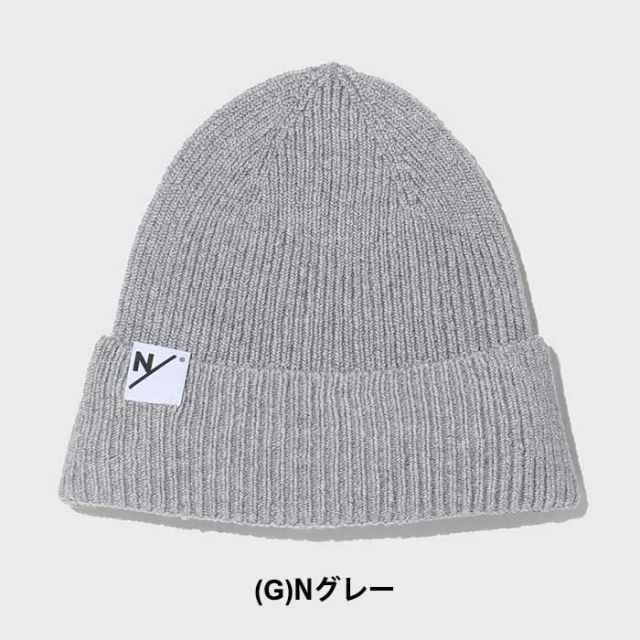 ニュートラルワークス ニットキャップ NEUTRALWORKS KSU72107 WG BEANIE ホールガーメントビーニー ニット帽 メール便 (240112)