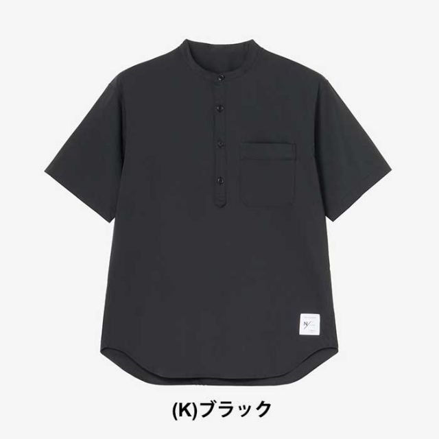 ニュートラルワークス 半袖シャツ メンズ レディース ユニセックス NEUTRALWORKS KSU32373 HERMIA/ H/S SHIRTS ハーミア/ハーフスリーブシャツ 部屋着 パジャマ ワンマイルウェア ルームウェア 光電子 消臭 マキシフレッシュ 無地 オールシーズン  メール便 (230112)