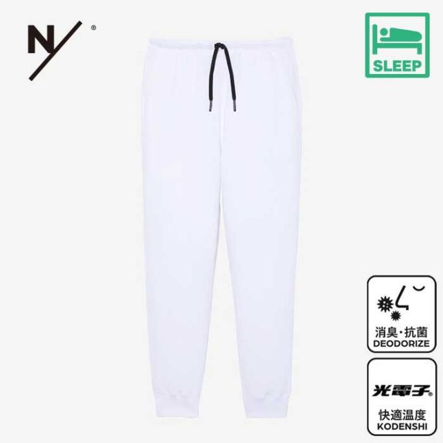 ニュートラルワークス パンツ ルームウエア メンズ レディース ユニセックス NEUTRALWORKS トーヴェ/スウェットロングパンツ KSU42374 ホワイト XL 無地