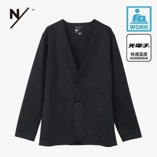 ニュートラルワークス カーディガン ネクリプス メンズ レディース ユニセックス  L neutralworks KSU14141 NECLIPSE/ CARDIGAN ブラック 光電子 (240821)