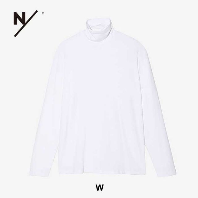 ニュートラルワークス 長袖 tシャツ ロンT メンズ レディース ユニセックス リュクセルウォームロングスリーブタートルネック neutralworks KSU32343 WARM MID L/S TRTNK ベースレイヤー カットソー 光電子 消臭 M / L / XL ブラック ホワイト チャコール (240826)
