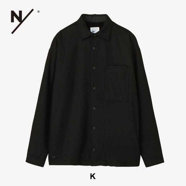 ニュートラルワークス ジャケット ユニセックス neutralworks KSU34344 CPO SHIRTS JK CPOシャツ ウール ジャケット 保温性 (240826)