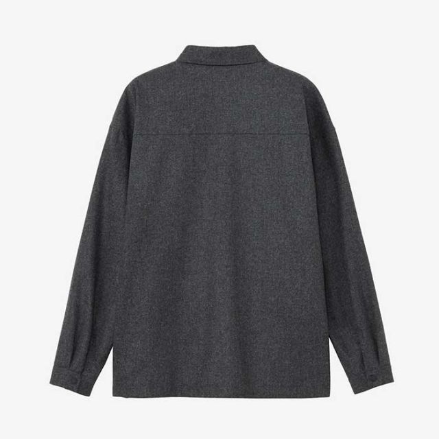 ニュートラルワークス ジャケット ユニセックス neutralworks KSU34344 CPO SHIRTS JK CPOシャツ ウール ジャケット 保温性 (240826)