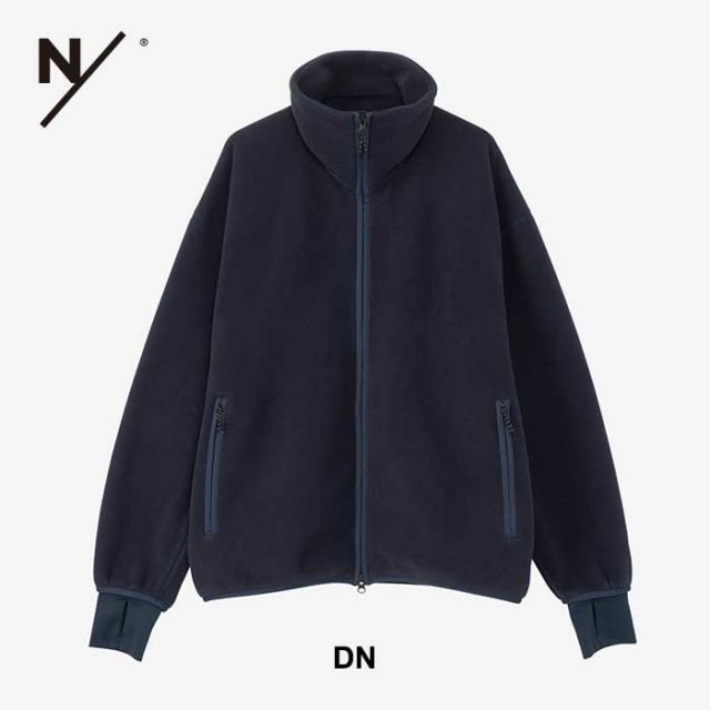 ニュートラルワークス フリース  NEUTRALWORKS リチア フリースフルジップ KSU14303 メンズ レディース ユニセックス ネイビー ブラック RICCIA/FL FULL ZIP S M L オーバーシルエット POLARTEC ポーラテック (240917)