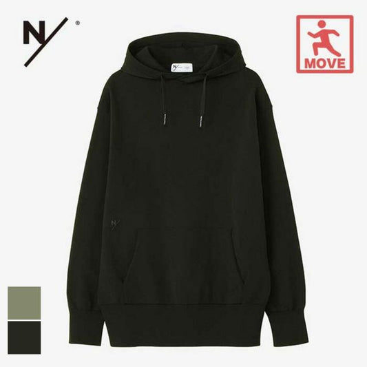 ニュートラルワークス パーカー neutral works ウィフ/ ニッティングフーディ メンズ レディース ユニセックス 速乾 KSU24315 WHIFF/KNITTING HD プルオーバー ブラック ボックスシルエット ゆったり スポーツ ジム トレーニング L (241011)
