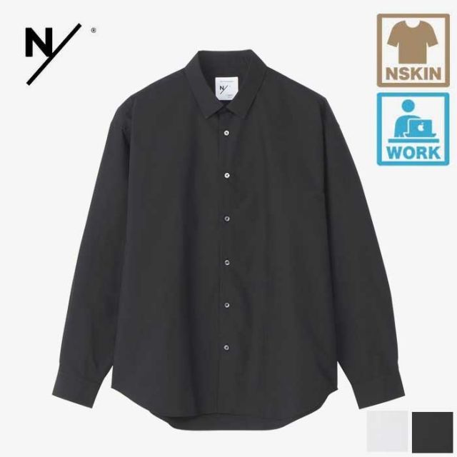 NEUTRALWORKS KSU35141 L/S SR BR BOXSHIRT