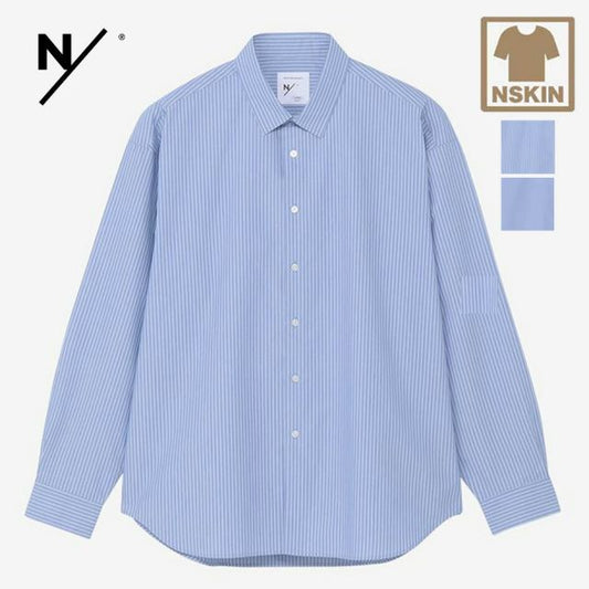 NEUTRALWORKS KSU35141 L/S SR BR BOXSHIRT