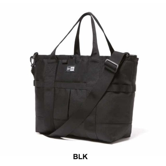ニューエラ トートバッグ NEWERA TOTE BAG 22L 11404124 2WAY 22L ブラック 撥水 PC収納付き ショルダー兼用 鞄 カバン bag バック (240305)