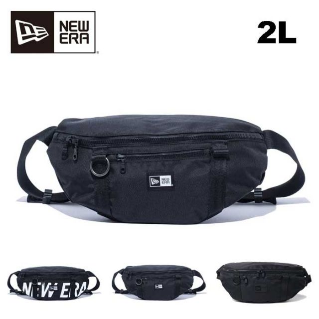 ニューエラ ウエストバッグ NEWERA  WAIST BAG 14521297 / 14521296 / 14392098 ヒップバッグ ウエストポーチ カバン new era メンズ 人気 2L ストリート系 小さめ ナイロンツイル キーフック付き 軽量(240305)