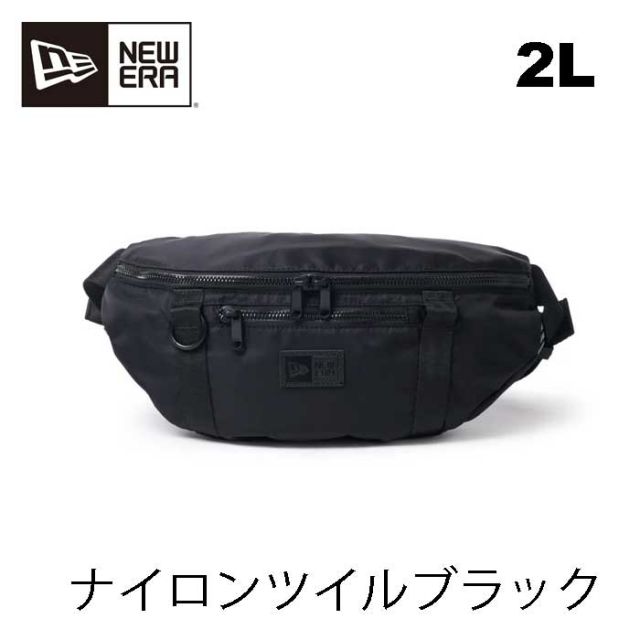 ニューエラ ウエストバッグ NEWERA  WAIST BAG 14521297 / 14521296 / 14392098 ヒップバッグ ウエストポーチ カバン new era メンズ 人気 2L ストリート系 小さめ ナイロンツイル キーフック付き 軽量(240305)