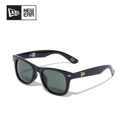 ニューエラ サングラス 偏光 スクエアレンズ NEWERA SUNGLASSES SQUARE POLA ウェリントン メンズ UVカット アウトドア 紫外線対策 ファッション シャイニーブラックフレーム グレーポラライズドレンズ UVカット 14518154