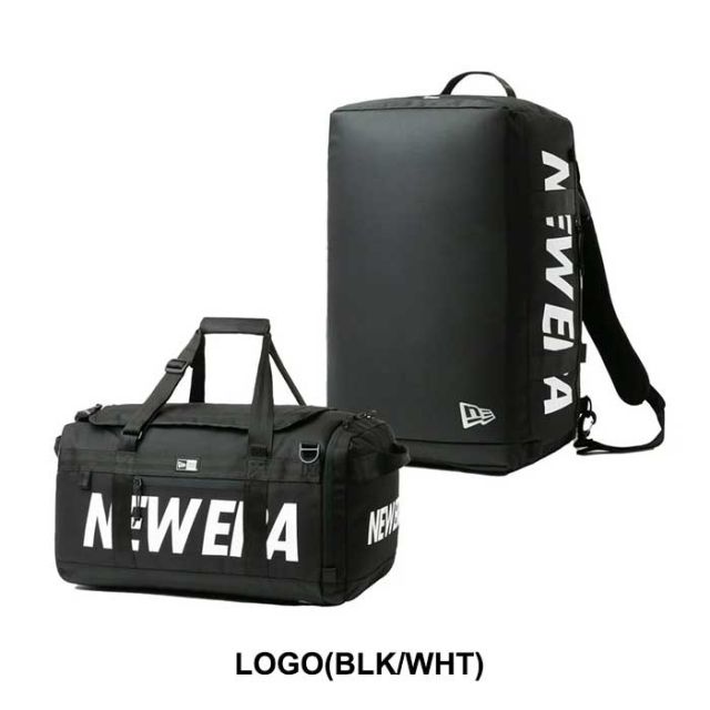 ニューエラ ダッフルバッグ リュック メンズ レディース CLUB DUFFLE BAG LOGO 50L (14521344 / 14521343) クラブダッフル ボストンバッグ 2WAY 50L バックパック ブラック 大容量 部活 通学 旅行  (240305)