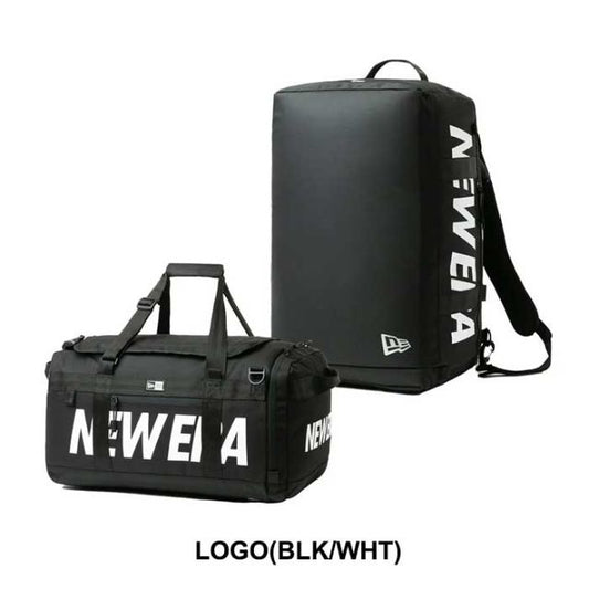 ニューエラ ダッフルバッグ リュック メンズ レディース CLUB DUFFLE BAG LOGO 50L (14521344 / 14521343) クラブダッフル ボストンバッグ 2WAY 50L バックパック ブラック 大容量 部活 通学 旅行  (240305)