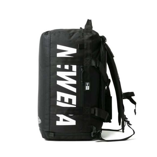 ニューエラ ダッフルバッグ リュック メンズ レディース CLUB DUFFLE BAG LOGO 50L (14521344 / 14521343) クラブダッフル ボストンバッグ 2WAY 50L バックパック ブラック 大容量 部活 通学 旅行  (240305)