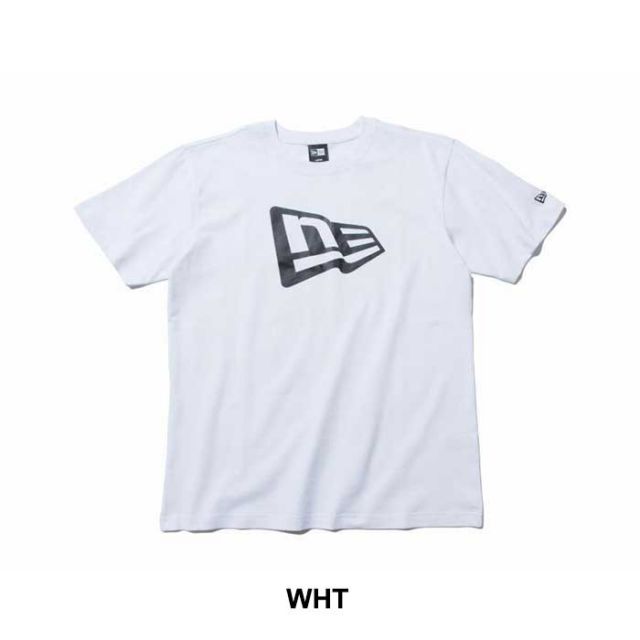 ニューエラ Tシャツ NEW ERA FLAG LOGO フラッグロゴ SS COTTON TEE (11782998) メール便 (0720)