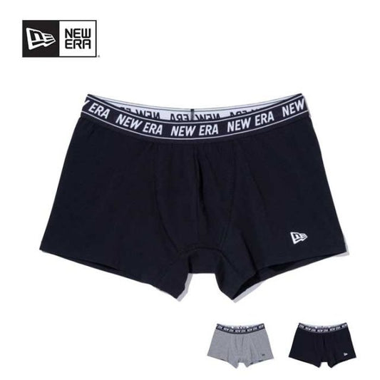 ニューエラ ボクサーパンツ NEW ERABOXER PANTS (14518223 / 14518222) メンズ 下着 ニューエラ ボクサーパンツ メンズ レディース ロゴウエストベルト 前閉じ 吸汗速乾 ストレッチ コットン 男性下着 インナー 黒 S-XL メール便 [210826]