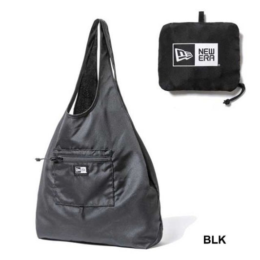 ニューエラ エコトートバッグ NEW ERA ECO TOTE (14521339 / 14322906) パッカブル  エコバッグ 折りたたみ 22L パッカブル 撥水 リップストップ 軽量 コンパクト収納 買い物バッグ ブラック ブラウン [メール便](240305)