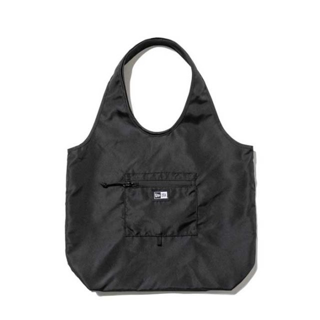 ニューエラ エコトートバッグ NEW ERA ECO TOTE (14521339 / 14322906) パッカブル  エコバッグ 折りたたみ 22L パッカブル 撥水 リップストップ 軽量 コンパクト収納 買い物バッグ ブラック ブラウン [メール便](240305)