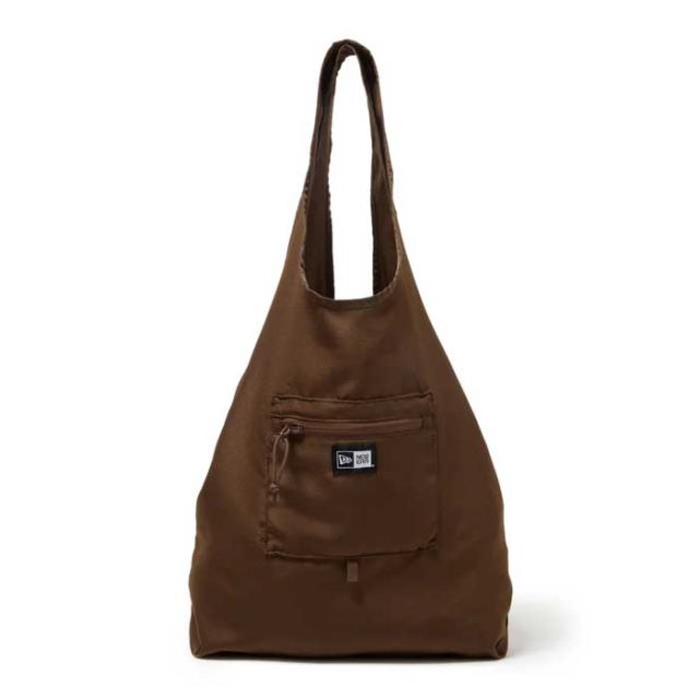 ニューエラ エコトートバッグ NEW ERA ECO TOTE (14521339 / 14322906) パッカブル  エコバッグ 折りたたみ 22L パッカブル 撥水 リップストップ 軽量 コンパクト収納 買い物バッグ ブラック ブラウン [メール便](240305)