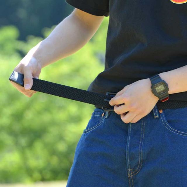 ニューエラ newera BELT STRETCH WEAVE ニューエラ ベルト メンズ レディース ストレッチウィーブ ベルト ブラック 伸縮性あり フリーサイズ 14518229 メンズ レディース対応 編み込み 黒 おしゃれ メール便 (250328)