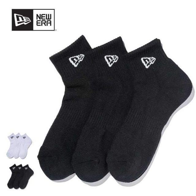 NEW ERA SOCKS ANKLE 3PAIRS STOCK