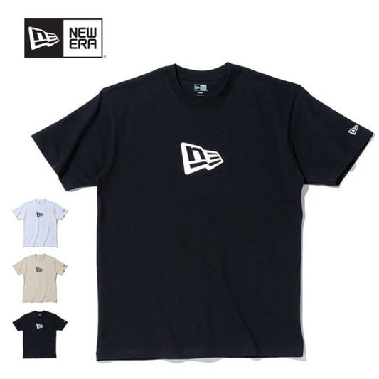 ニューエラ 半袖 コットン tシャツ NEW ERA Flag Logo Mid フラッグロゴ(13516788 / 13534574 / 13534575) メンズ メール便 (240229)