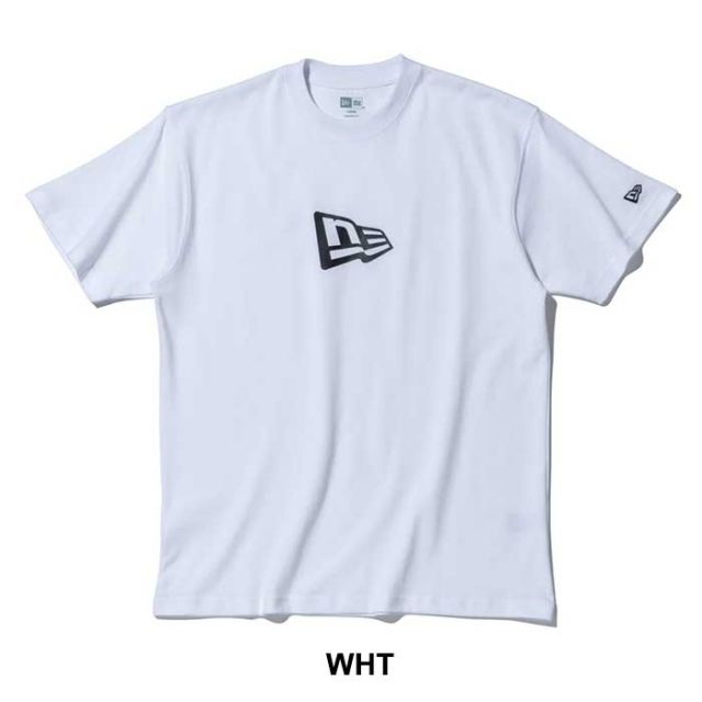 ニューエラ 半袖 コットン tシャツ NEW ERA Flag Logo Mid フラッグロゴ(13516788 / 13534574 / 13534575) メンズ メール便 (240229)