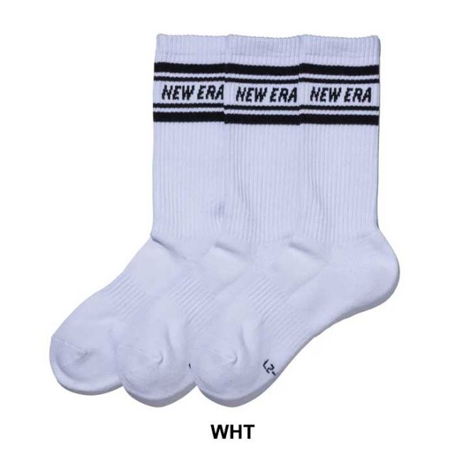 ニューエラ 3足ソックス  クルー 3ペア ライン NEW ERA 靴下  (STOCK) 13517761 / 13517762 メンズ SOCKS 新生活 社会人 メール便 (240229)