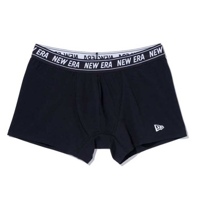 ニューエラ ボクサーパンツ NEW ERA (STOCK) BOXER PANTS (14518223 / 14518222 )  下着 パンツ セット ブラック グレー メンズ メール便