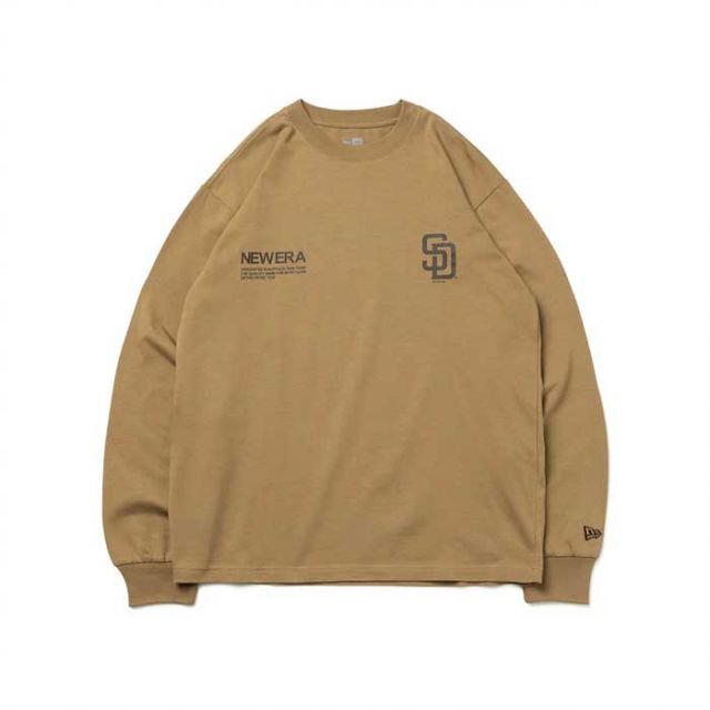 ニューエラ 長袖Tシャツ NEW ERA LSCT MLB L/S Cotton Tee 大谷翔平 コットン Tシャツ MLB Apparel (13755421) ヤンキース メッツ ドジャース パドレス ロンT [230828]