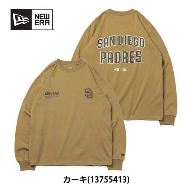 ニューエラ 長袖Tシャツ NEW ERA LSCT MLB L/S Cotton Tee 大谷翔平 コットン Tシャツ MLB Apparel (13755421) ヤンキース メッツ ドジャース パドレス ロンT [230828]