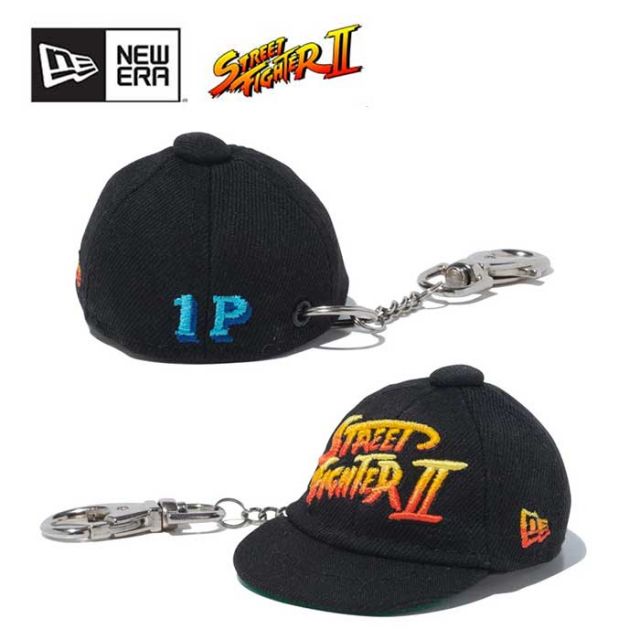 ニューエラ ストリートファイターII  キャップキーホルダー NEW ERACAP KEYHOLDER SF2 14124531 スト2 KEY HOLDER(240305)