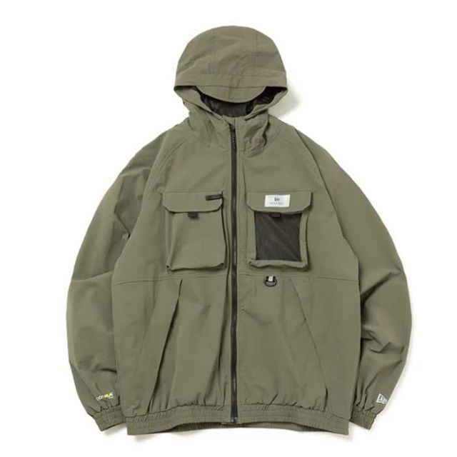 ニューエラ アウトドア 吉田兄弟 フィールド トラックジャケット Angler Collection NEW ERA ラグランスリーブ アングラー フィッシング YOSHIDA  バス釣り 撥水 ウォッシャブル 14116999 コーデュラ アウター (240305)