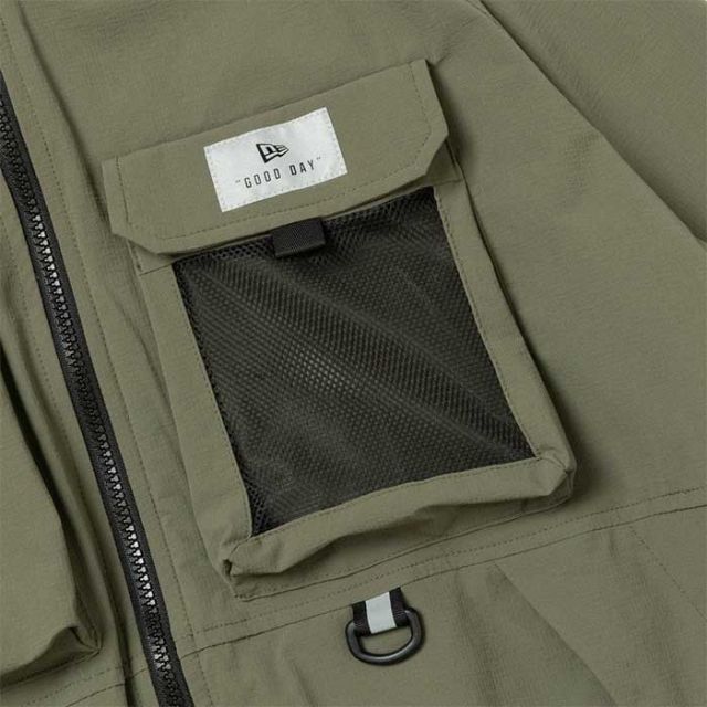 ニューエラ アウトドア 吉田兄弟 フィールド トラックジャケット Angler Collection NEW ERA ラグランスリーブ アングラー フィッシング YOSHIDA  バス釣り 撥水 ウォッシャブル 14116999 コーデュラ アウター (240305)