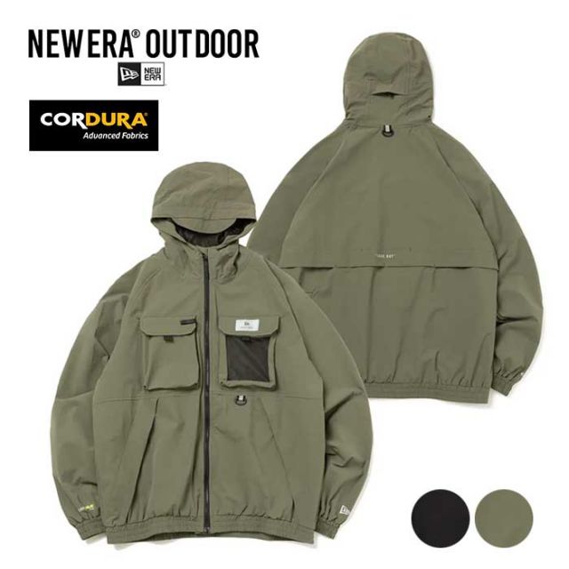 ニューエラ アウトドア 吉田兄弟 フィールド トラックジャケット Angler Collection NEW ERA ラグランスリーブ アングラー フィッシング YOSHIDA  バス釣り 撥水 ウォッシャブル 14116999 コーデュラ アウター (240305)