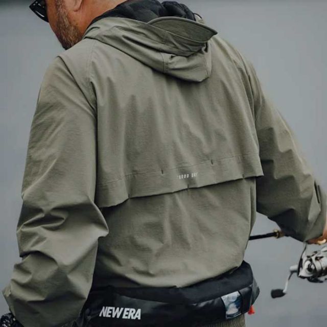 ニューエラ アウトドア 吉田兄弟 フィールド トラックジャケット Angler Collection NEW ERA ラグランスリーブ アングラー フィッシング YOSHIDA  バス釣り 撥水 ウォッシャブル 14116999 コーデュラ アウター (240305)