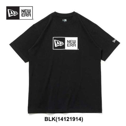 ニューエラ tシャツ NEW ERA SS 半袖 コットン tシャツ Box Logo tee 14121914 レギュラーフィット ユニセックス レディース メンズ メール便 (240305)
