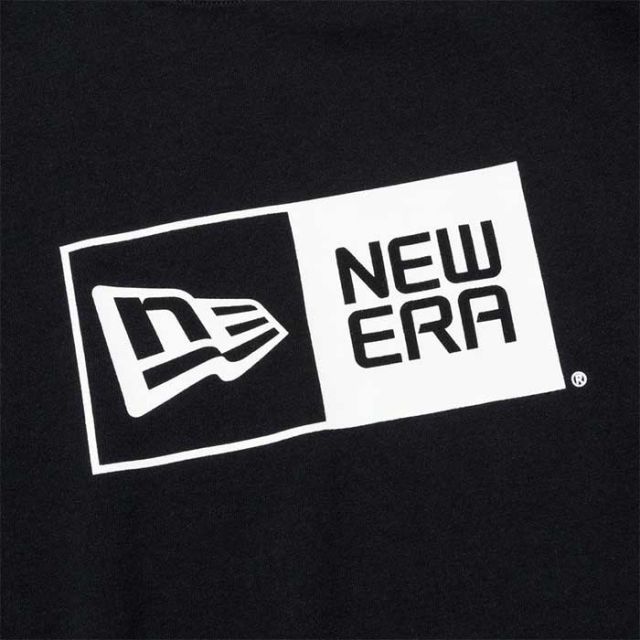 ニューエラ tシャツ NEW ERA SS 半袖 コットン tシャツ Box Logo tee 14121914  レギュラーフィット ユニセックス レディース メンズ メール便 (240305)
