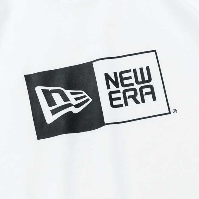 ニューエラ tシャツ NEW ERA SS 半袖 コットン tシャツ Box Logo tee 14121914  レギュラーフィット ユニセックス レディース メンズ メール便 (240305)