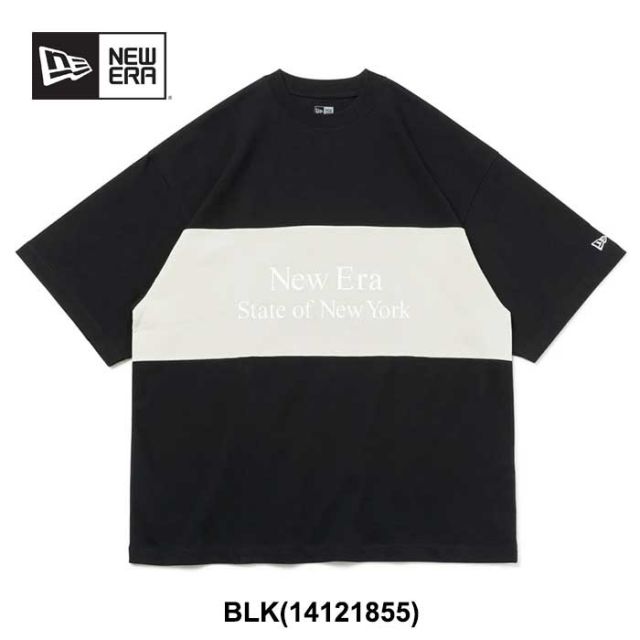 ニューエラ tシャツ NEW ERA SS 半袖 オーバーサイズド tシャツ Panel Tee 14121855 ユニセックス レディース メンズ ゆったり コットン (240305)