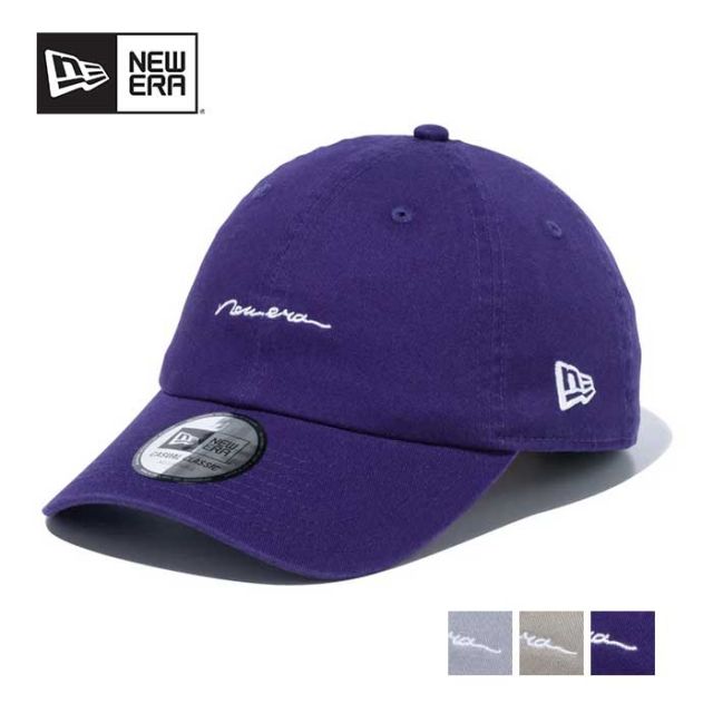 ニューエラ キャップ メンズ レディース ユニセックス NEW ERA CC HAND WRITTEN LOGO カジュアルクラシック 帽子 (240404)