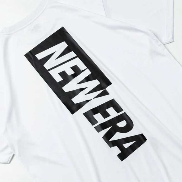 ニューエラ ラッシュガード tシャツ UVカット 半袖 メンズ レディース ユニセックス NEW ERA PA SS RSH TEE ラッシュ パフォーマンスアパレル プール 海 ブラック ホワイト 春夏 メール便 (240404)