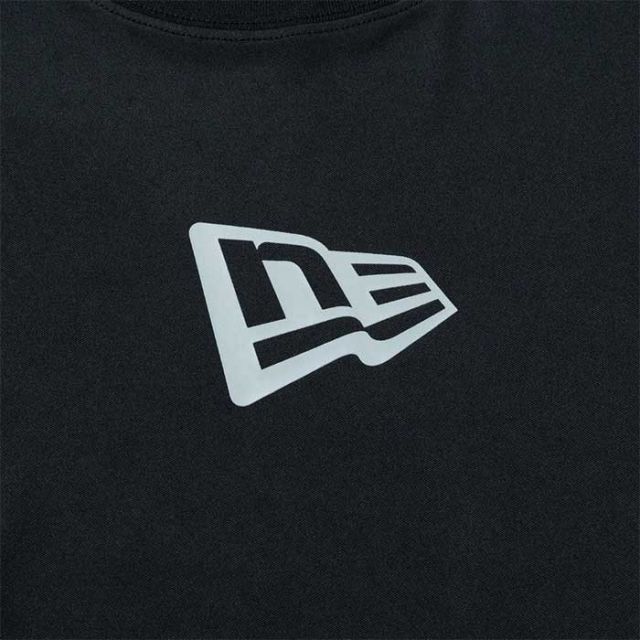 ニューエラ ラッシュガード tシャツ UVカット 半袖 メンズ レディース ユニセックス NEW ERA PA SS RSH TEE ラッシュ パフォーマンスアパレル プール 海 ブラック ホワイト 春夏 メール便 (240404)