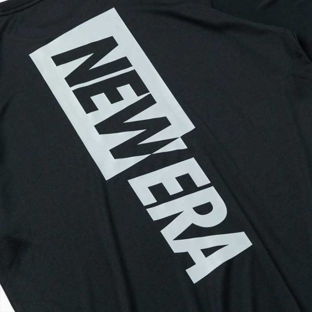 ニューエラ ラッシュガード tシャツ UVカット 半袖 メンズ レディース ユニセックス NEW ERA PA SS RSH TEE ラッシュ パフォーマンスアパレル プール 海 ブラック ホワイト 春夏 メール便 (240404)