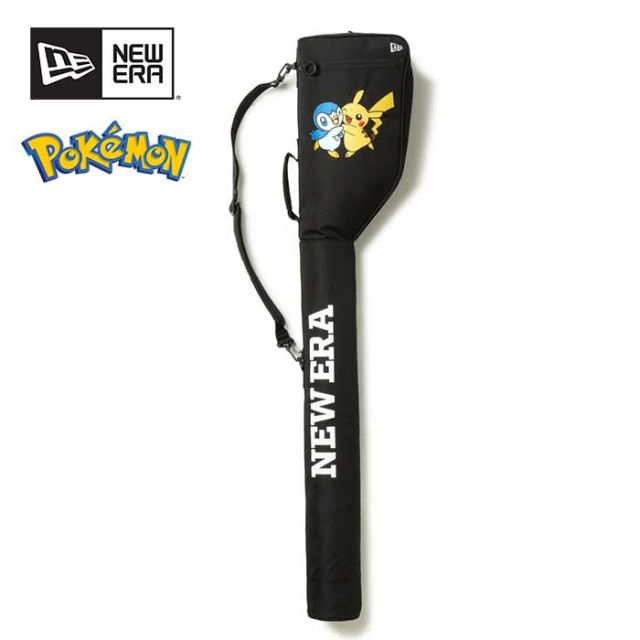 ニューエラ ゴルフ ポケモン コラボ NEW ERA レンジケース Pokemon ポケモン ポッチャマ ピカチュウ ブラック14124306 クラブケース (240404)